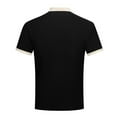 thumbnail image 3 of Mens Casual Shirts Qiggri Summer Collar Button Short Sleeved Top Business Top Casual Short Sleeved Top Collar Top/Shirt Men's Shirts, 3 of 6