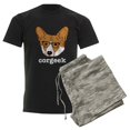thumbnail image 6 of CafePress - Corgeek Men's Dark Pajamas - Men's Dark Loose Fit Cotton Pajama Set, 6 of 7