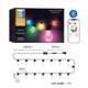 thumbnail image 1 of Luz nocturna RGB Yashi con Bluetooth para exteriores 48 pies IP65 Resistente al agua S14 decoración para jardín, 1 of 5