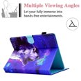 thumbnail image 3 of Universal 8 Inch Tablet Case with Card Holder, Allytech Folio Stand Wallet Pen Holder Case for Galaxy Tab A 8/Tab S2 8.0/ Tab E 8.0/ Onn 8 inch tablet/ Voyager 7 and 7.5-8.5" Tablet, Butterfly & Wolf, 3 of 5