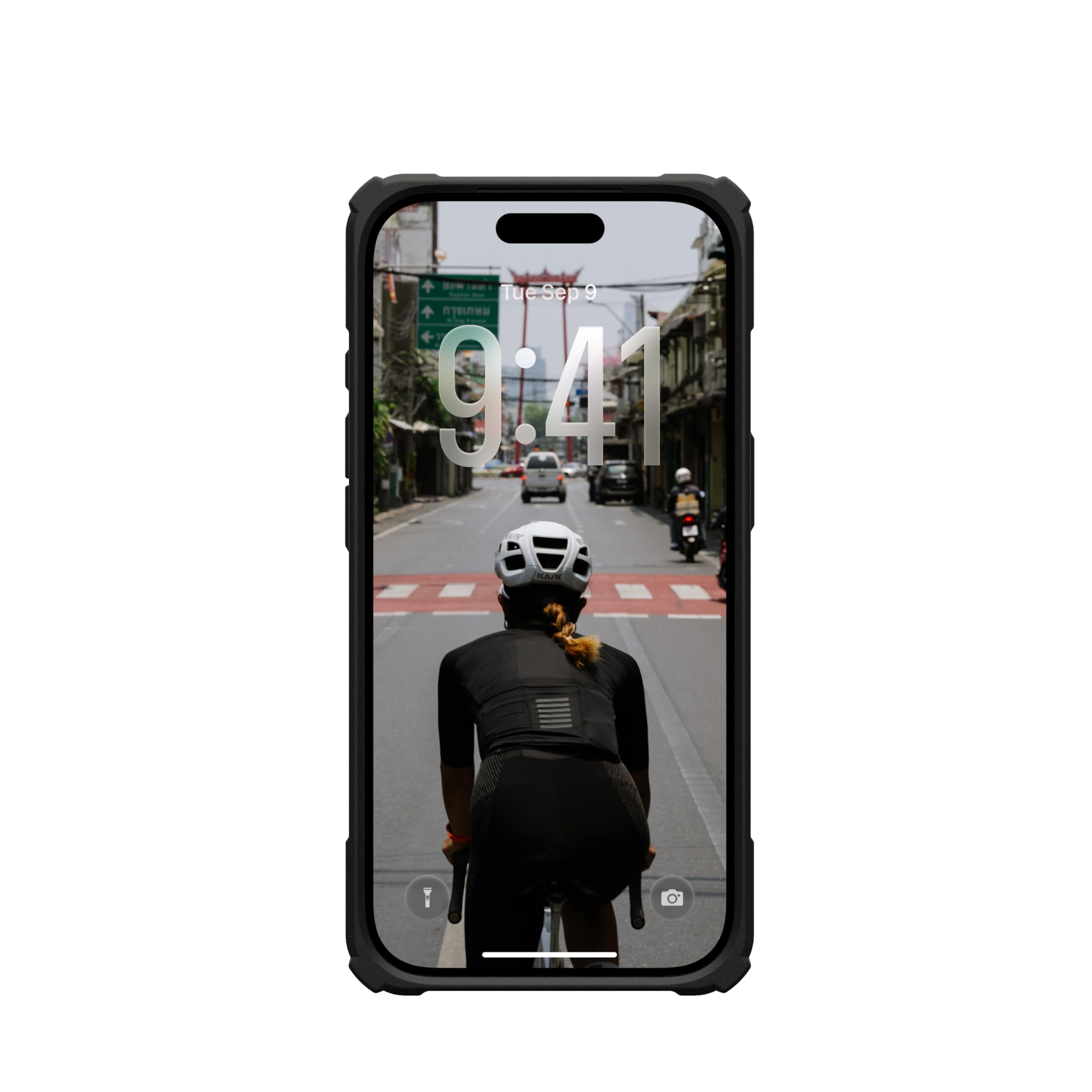 UAG iPhone 17 Pro Case with Kickstand Plasma XTE - Compatible with MagSafe Transparent Military Grade Protective Cover, Black/Clear