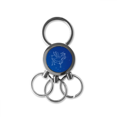thumbnail image 1 of De enero a diciembre de Capricorn Constellation patron Llavero de metal de acero inoxidable Llavero Anillo de cadena Llavero, 1 of 3
