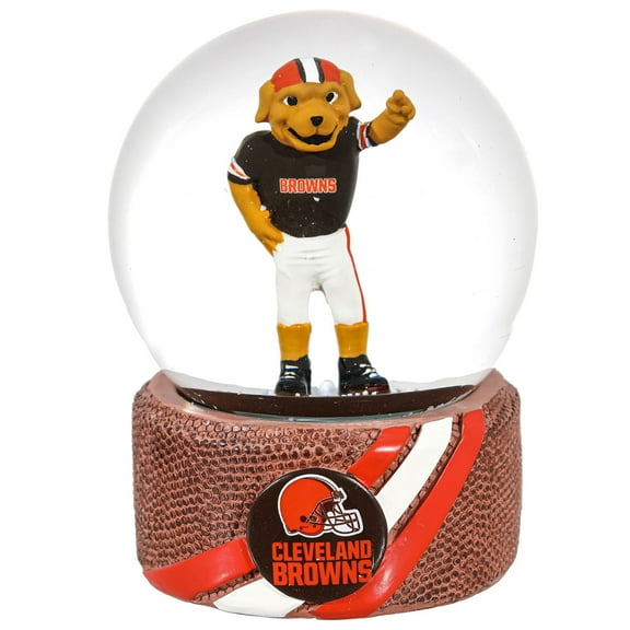 Cleveland Browns 100mm Mascot Glass Water Globe