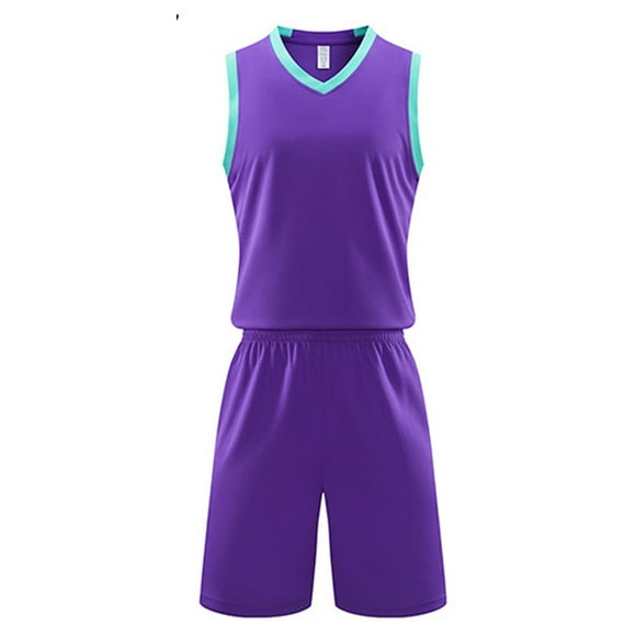 Hfolob Girls Outfit Kids Boys Football Soccer Training Team 2 Pcs Sport Suit Tracksuit Workout Fitness Sportswear