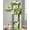 Green, variant on Cat Tree, Cat Tower for Indoor Cats, 43.3 inch Cat Tree Tower with Sturdy Steel Tube, Cat Hammock, Cat Condo for Small Cats and Kittens, Cat Scratching Post, Light Gray GCT004SW