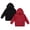 Black + Dark Red, variant on Arshiner 2-Pack Girls Oversized Hoodies Pullover Sweatshirts with Kangaroo Pocket, Kids Fashion Casual Outfits Fall Winter Clothes, Soft Solid Classic Pull-On Hooded Sweatshirts for Kids 3-10Y