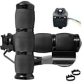 thumbnail image 2 of Avon Air Cush Heated Chrome/Black Handlebar Grips with Throttle Boss (MT-AIR-90-C-B-H), 2 of 2