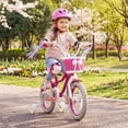 thumbnail image 4 of Gymax Vélo pour Enfants 14 Pieds' Bicyclette pour Tout-Petits avec Roues Stabilisatrices Freins à Main et à Rétropédalage, 4 of 10