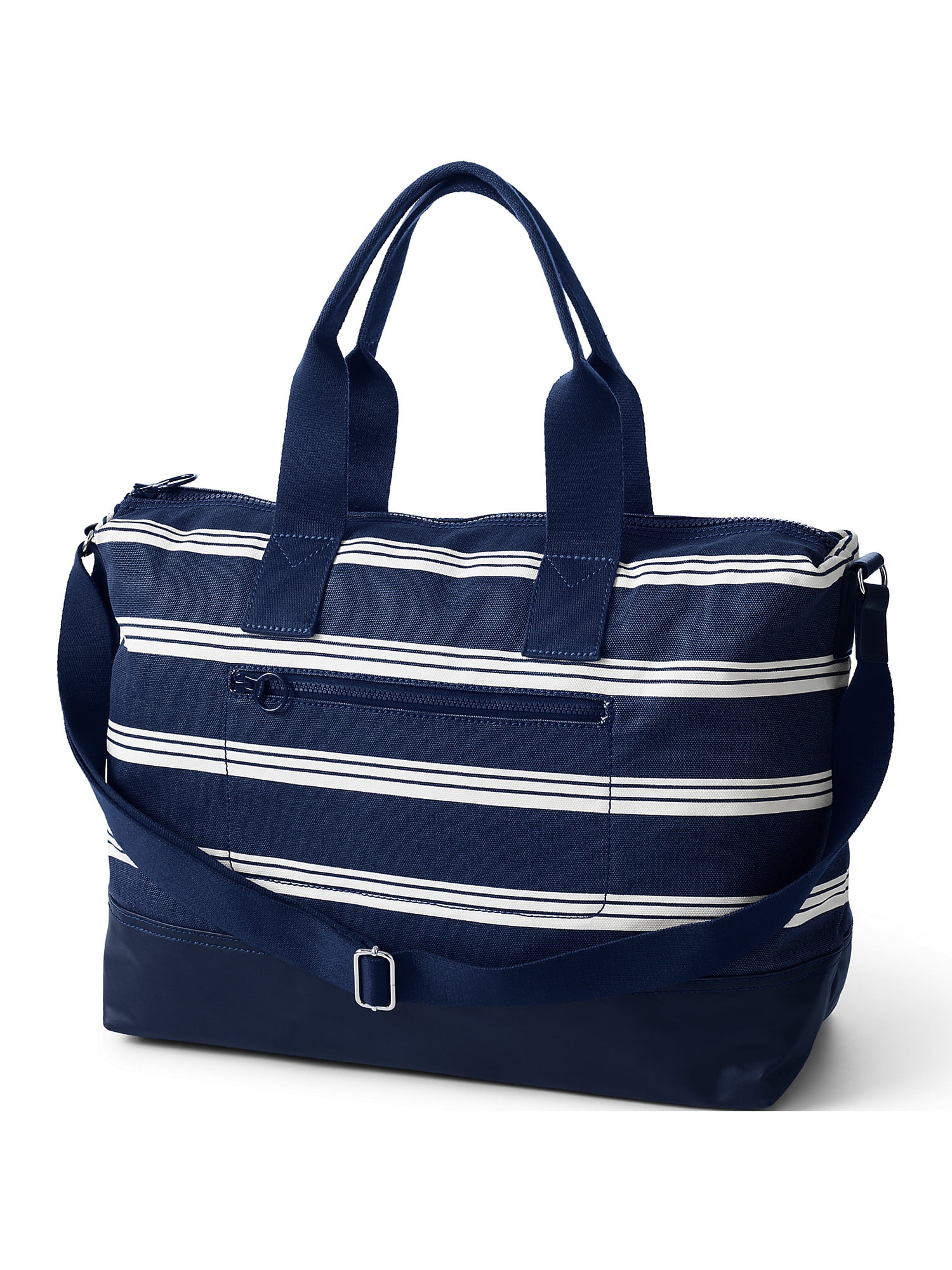 Lands' End Print Canvas Weekender Duffle Bag