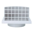 Abs Exterior Wall Ventilation Grille Range Hood Duct Air Outlet with