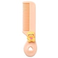 thumbnail image 1 of Cute Kids Hair Comb, Pink, Plastic, 4.5 Inch, Detangling Brush with Decorat, 1 of 8