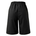 thumbnail image 5 of Sngxgn Women's Shorts High Waisted Running Shorts Pocket Sporty Shorts Gym Elastic Workout Shorts(Black,XL), 5 of 5