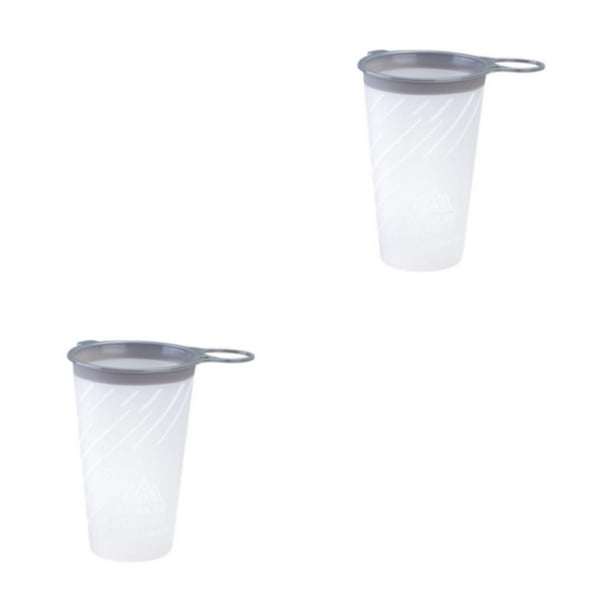 Greeniant Botella de agua ligera y portátil para correr, botellas de agua para correr fáciles de almacenar y plegables Type4 NO4