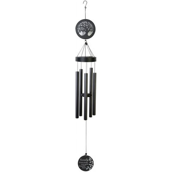 Family 45 Solar Chime Wind Chime, (Hardcover)