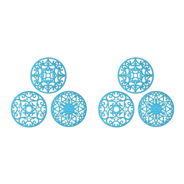 Billuyoard Alfombrillas de salvamanteles para encimeras de cuarzo de Gel de sílice, 3 uds., antiadherentes y resistentes a altas temperaturas, Type4 NO4