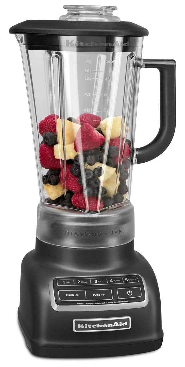 KitchenAid RKSB1575BM 5Speed Diamond Blender, Black Matte (Certified