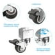 thumbnail image 4 of Ruedas giratorias Uxcell de 1.5" con soporte en U de 1", paquete de 4, reemplazo de ruedas giratorias silenciosas con freno, 4 of 6