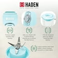 thumbnail image 3 of Open Box Haden Stainless 1.75L Glass Jug 700W Motor Power Blender, Turquoise/Chrome, 3 of 11