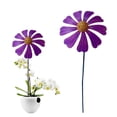 thumbnail image 5 of Dserhfy Metal Flower Garden Stake Outdoor Ground Insert Flower Decoration Rustic Flower Yard Art Stake for Lawn Patio Pathway Decor, 5 of 8