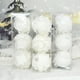 thumbnail image 2 of Bolas de Navidad blancas de 8 cm, adornos para árbol de Navidad, decoraciones navideñas para el hogar, bolas de espuma decorativas para árbol de Año Nuevo 2023, 3 piezas/caja, 2 of 5