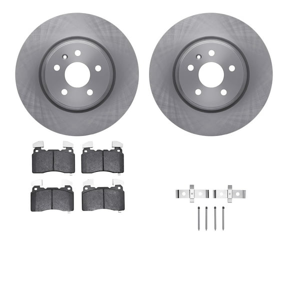 Dynamic Friction Company Front Brake Rotors with 5000 Advanced Brake Pads includes Hardware 6512-26013