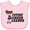 AD-Pink, variant on Inktastic Future Cheerleader Girls Baby Bib