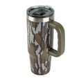 thumbnail image 4 of Mossy Oak 30oz Bottomland Camo Stainless Steel Insulated Travel Tumbler with Handle and Magnetic Lid. Leak Resistant, 4 of 7