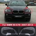 thumbnail image 1 of For BMW X5 E70 2007~2013 Car Front Headlight Glass Headlamps Transparent Lampshade Lamp Shell E70 Headlight Cover Lens, 1 of 1