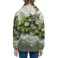 thumbnail image 6 of Sikiie Nature Hand Daisies Art Zip Up Hoodie Teenage, hoodies for Teenage, Zipper Sweatshirt Jacket for Daily, Traveling-Medium, 6 of 6