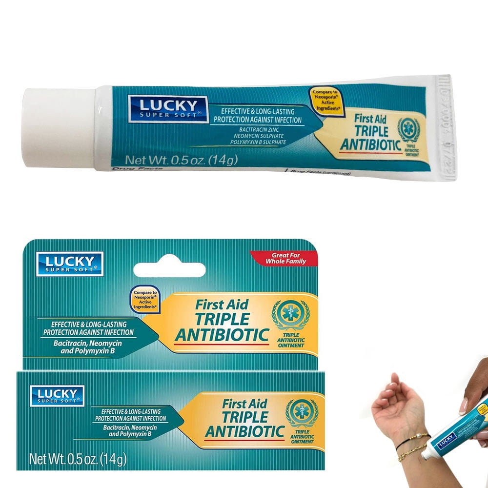 Triple Antibiotic Ointment Pain Relief First Aid Cuts Scrapes Prevent