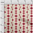 thumbnail image 1 of oneOone Tissu Popeline de Coton Diamant Imprimé Géométrique Tissu BTY 42 Pouces de Large, 1 of 4