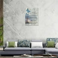 thumbnail image 6 of Farmhouse Christian Psalm 23 Wall Art Scripture Bible Verse Wall Decor Country Religious Butterfly Cross Canvas Prints Painting Poster Artwork for Living Room Bedroom Bathroom Church 12"x16", 6 of 6