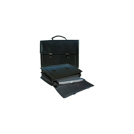 Leather Zip Brief - Computer Brief Italian Leather 747 18 x 13 x 6