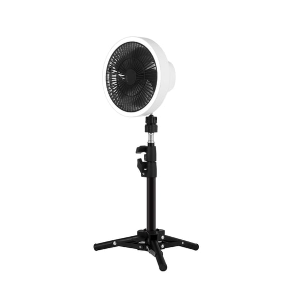 Sinyiin Portable Fan Rechargeable Electric Fan For Outdoor Camping Tent Cooler LED Light