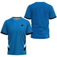 thumbnail image 4 of Camiseta de baloncesto de verano para hombre con estampado de tres colores en los laterales, de secado rápido, de manga corta, para entrenamiento de clubes, uniforme de fútbol, 4 of 5