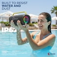 thumbnail image 2 of OXAA StormOX 40W Portable Bluetooth Speaker – 30H Playtime, IP67 Waterproof, Deep Bass Dual Woofers, TWS Pairing, Type-C Charging, Outdoor Wireless Speaker for Travel & Parties, 2 of 7