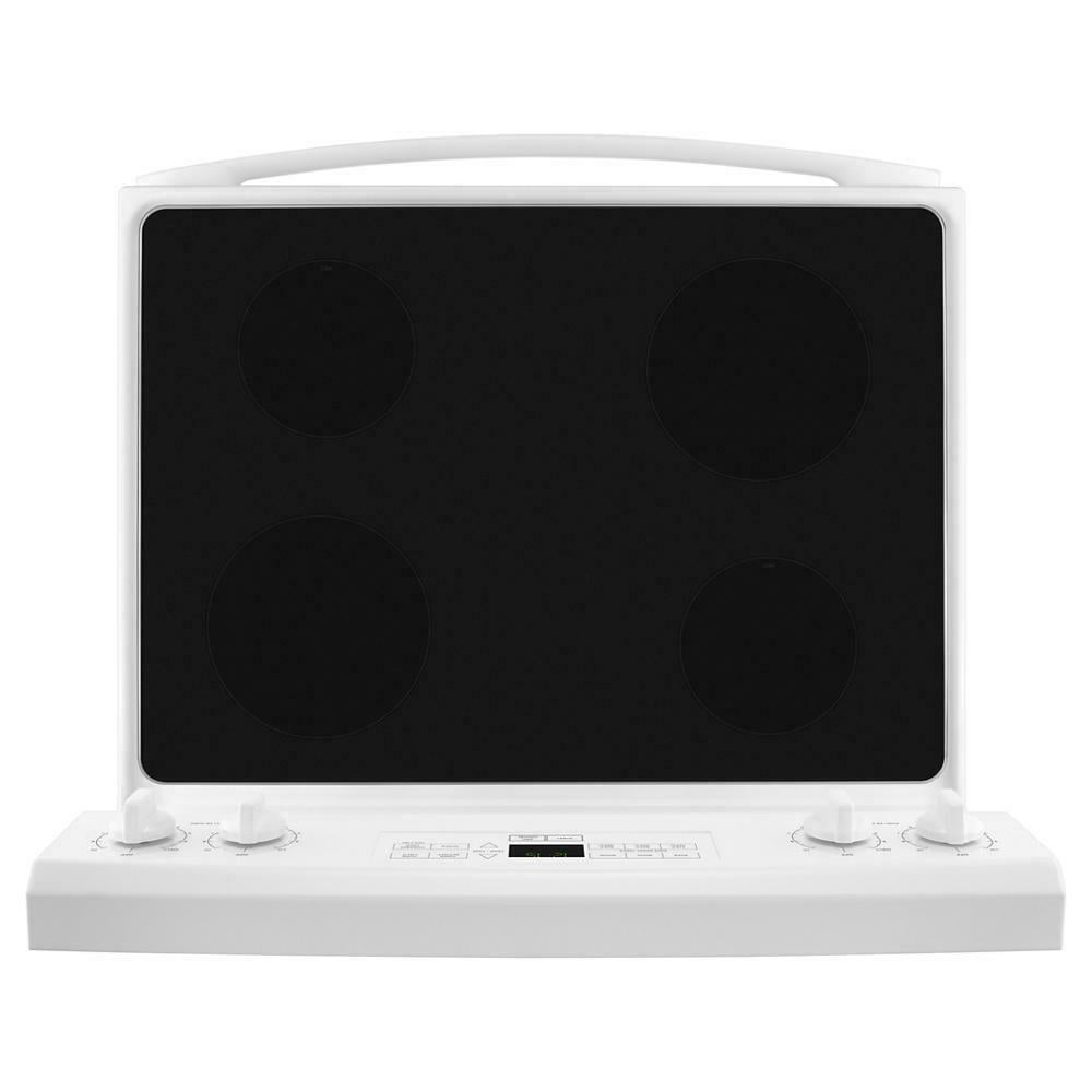 Brand New Amana® AER6303MFW - Freestanding 30" Electric Range - White - with Extra Large Oven Window 46" H x 27" D x 29" W