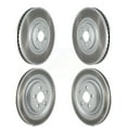thumbnail image 1 of Genius Front Rear Coated Disc Brake Rotors Kit for Car 2010 Jaguar XF Naturally Aspirated with 380mm Diameter Rotor KG-101805, 1 of 9