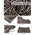 thumbnail image 5 of MINTREUS Lounge Sets for Women Knit Short Sleeve Tops and Long Pants Soft Comfy Pajamas Set Oversized 2 Piece Outfits S-2X, 5 of 8
