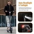 thumbnail image 6 of SISIGAD Electric Scooter Adults, 10" Tires, 26 Miles Range, 20 Mph Top Speed, 500W Portable Folding Commuting Electric Scooter with Dual Brakes and Dual Shock Absorption, 6 of 8