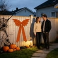 thumbnail image 5 of Large Gothic Bat Giant Bow Fall Hanging Ornament Indoor Party Christmas Tree Topper Decorations(1Pcs), 5 of 5