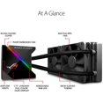 thumbnail image 2 of ASUS ROG Ryujin II 240 RGB all-in-one liquid CPU cooler 240mm Radiator (3.5" color LCD, 2x Noctua iPPC 2000 PWM 120mm radiator fans, compatible with Intel LGA1700,1200 and AM4 socket), 2 of 3