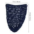 thumbnail image 2 of 2pcs Handcraft Crochet Net Hat Long Sleeping Hat Hair Protective Nightcap Hair Protector(Navy, Khaki, 1pc for Each Color, 2 of 7