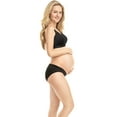 thumbnail image 4 of Women's Playtex PMVFHS Maternity V-Front Hipster Panty - 3 Pack (NavyWhtDot/White/Peach 2X), 4 of 4