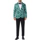thumbnail image 2 of Blazer Floral INSPIRE CHIC para Hombre con Solapa Notch Formal de Un Botón Retro de Flores 2XL Verde Oscuro, 2 of 6