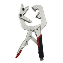 Welding Clamps, C Clamp Locking Pliers, 10 inch Adjustable Welding Pipe Plier