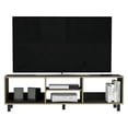 thumbnail image 2 of Mesa para TV hasta 70 Pulgadas con Repisas y Compartimentos para Consolas Color Wengue y Café | Excelsior Tunez, 2 of 5