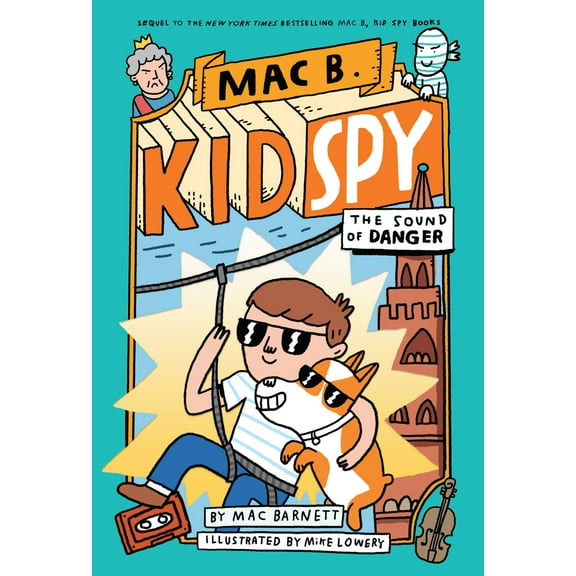 Pre-Owned The Sound of Danger (Mac B., Kid Spy #5): Volume 5 (Hardcover) 1338594265 9781338594263