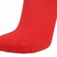 thumbnail image 4 of ITSAME Teen Boys Girls Soccer Long Tube Socks Thick Towel Sole Over-the-Knee Sports Socks for Match Training Red Size Free Size, 4 of 7