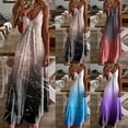 thumbnail image 3 of WILLBEST Vestidos de Algodon Vestidos Largos para Mujer Verano sin Mangas Boho Casual Cuello En V Vestidos Largos Vestido de Playa para Vacaciones Extra Grande, 3 of 3